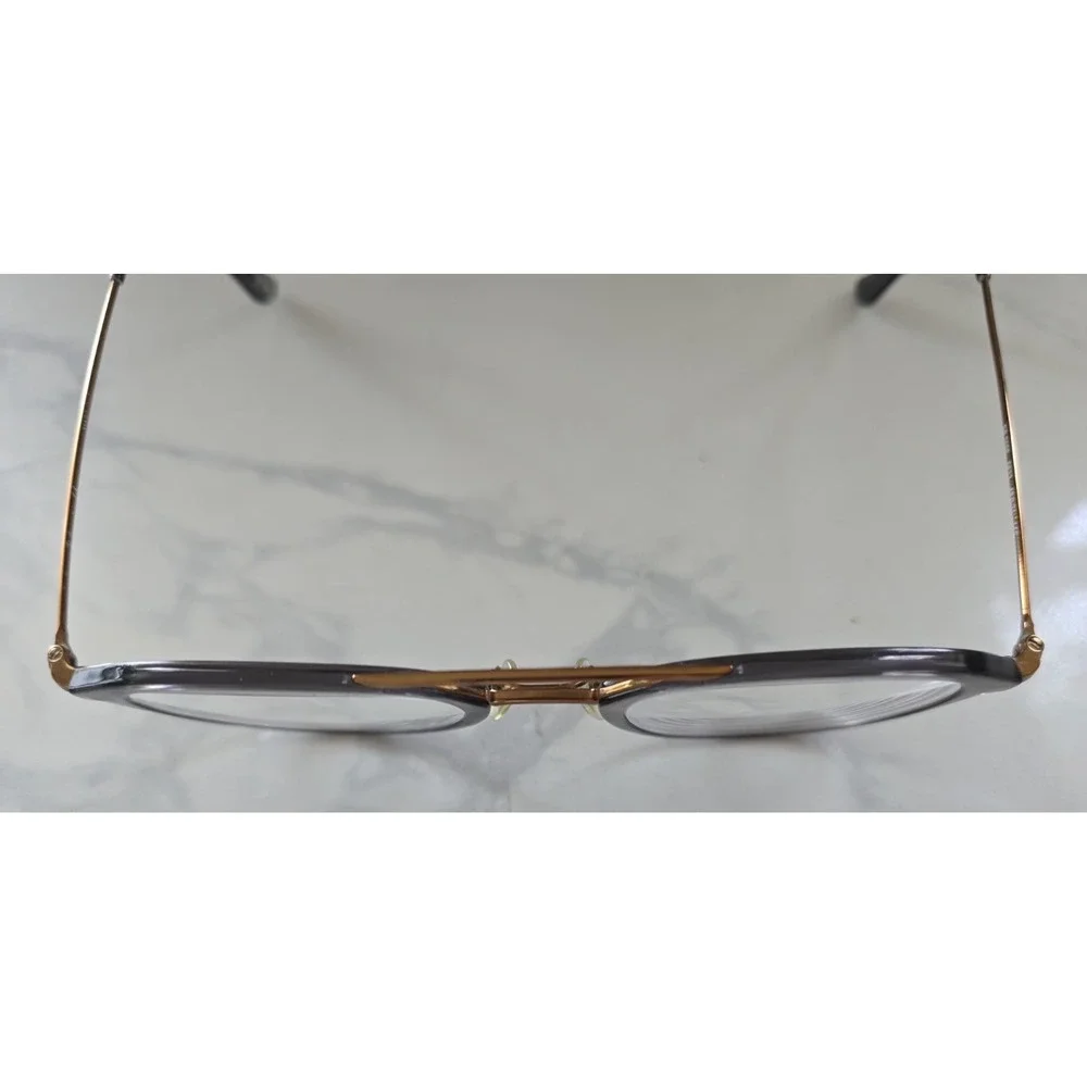 Ray-Ban RBRX 7098 5633 Eyeglasses Clear‎ Lens Gray On Bronze Pre-owned
